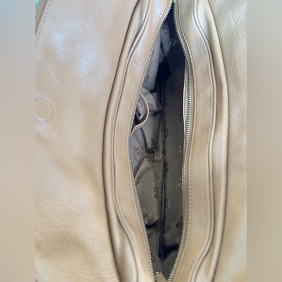 Tory Burch Thea Leather Triple Zip Satchel - Picture 9 of 12